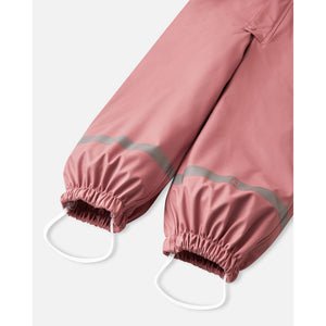 Rapakko Waterproof Rain Overall with Fleece Lining - Rose Blush-Reima-Modern Rascals