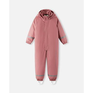 Rapakko Waterproof Rain Overall with Fleece Lining - Rose Blush-Reima-Modern Rascals