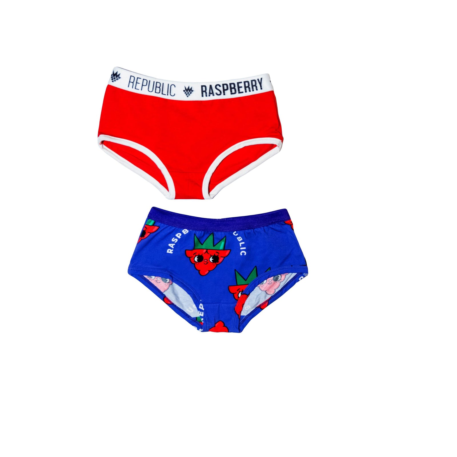 Raspberry Love Purple and Basic Red Briefs - 2 Pack-Raspberry Republic-Modern Rascals