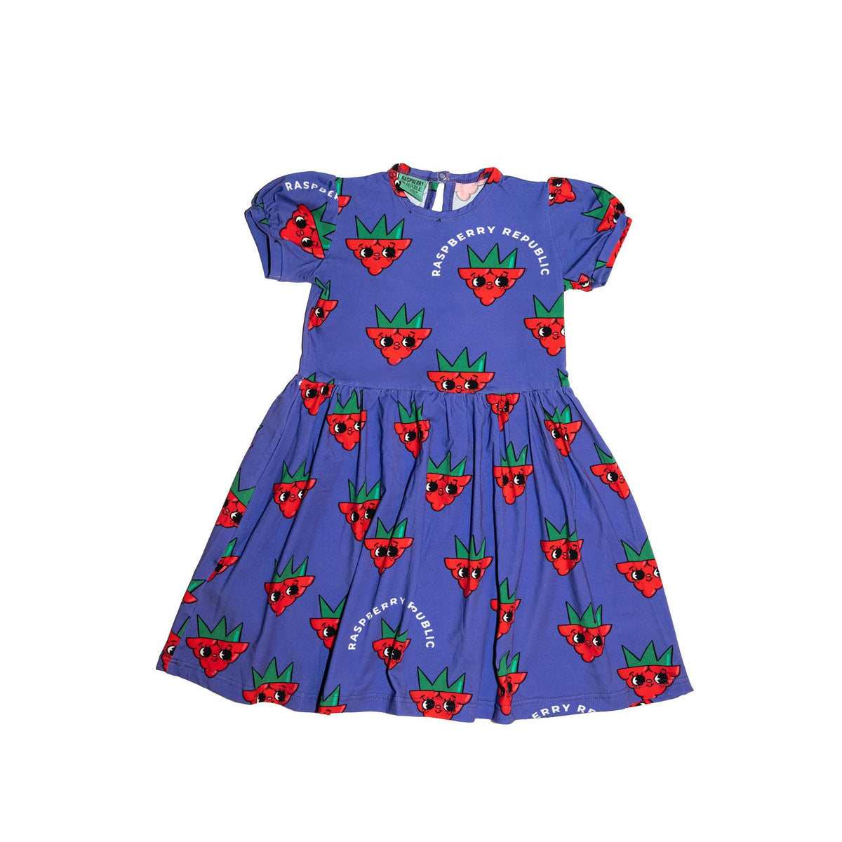 Raspberry Love Purple Short Sleeve Dress - 2 Left Size 3-5 & 9-11 years-Raspberry Republic-Modern Rascals