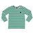 Raspberry Republic Green Stripes Long Sleeve Shirt in 2-3 years / 98cm-Warehouse Find-Modern Rascals