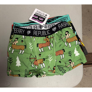 Raspberry Republic Set of 3 Boxers - Size 9-11 Years (146cm)-Warehouse Find-Modern Rascals
