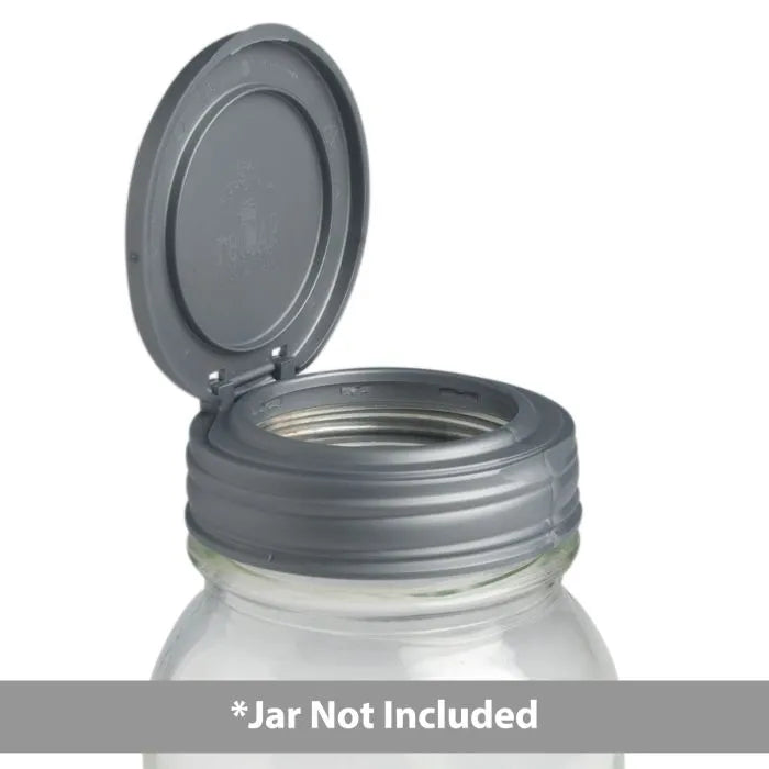 ReCAP Mason Jar Flip Cap - Silver-ReCAP-Modern Rascals