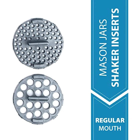 ReCAP Mason Jar Shaker Inserts - Silver (Flip Cap Add On)-ReCAP-Modern Rascals
