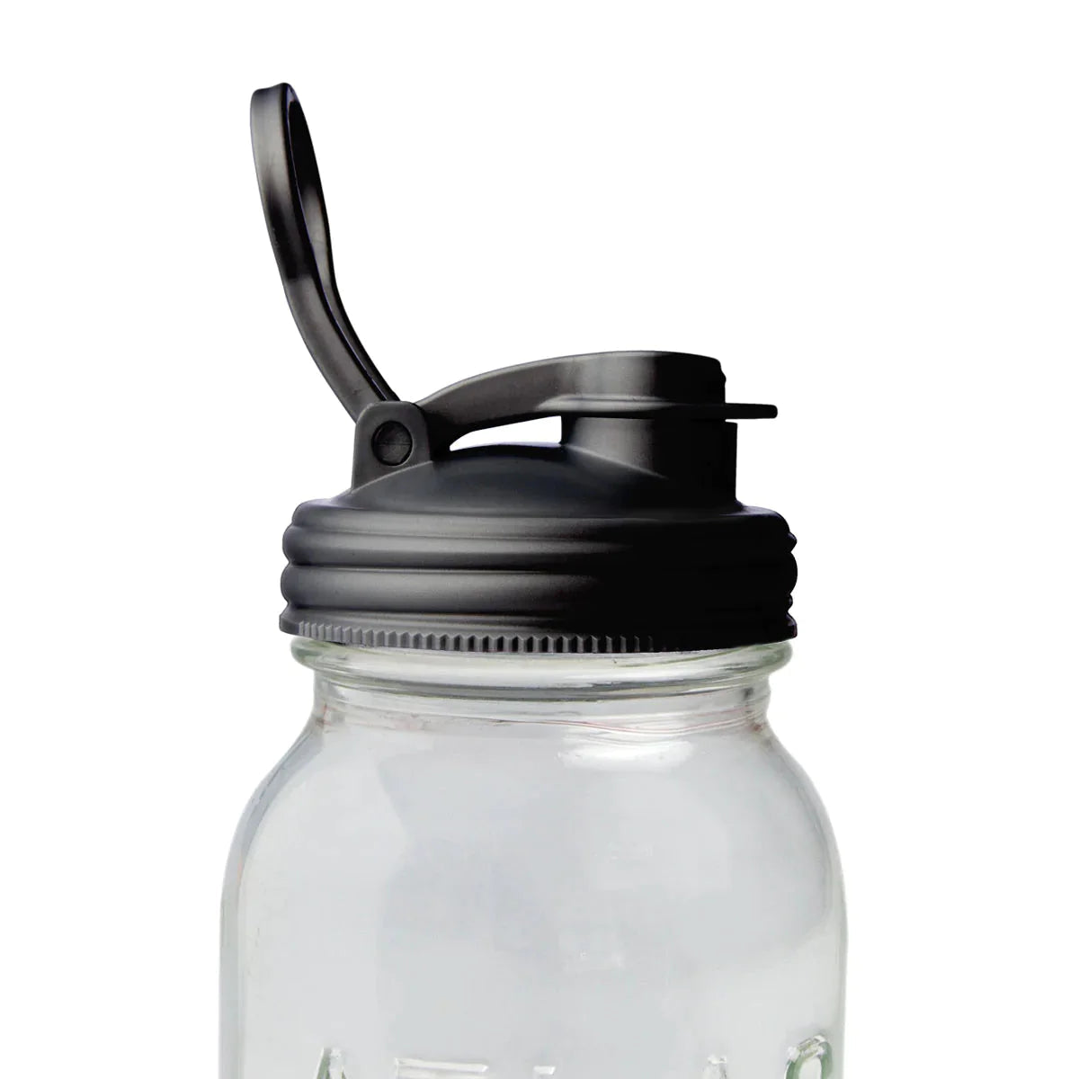 ReCAP Mason Jar Wide Mouth Pour Cap - Black-ReCAP-Modern Rascals
