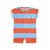 Red / Blue Stripes Baby Terry Jumpsuit With Embroidery - 2 Left Size 0-3 & 18-24 months-CARLIJNQ-Modern Rascals