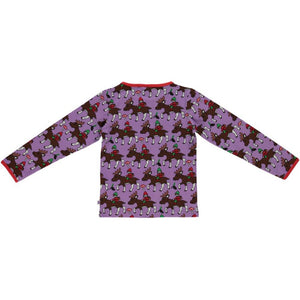 Reindeer Long Sleeve Shirt - Viola-Smafolk-Modern Rascals