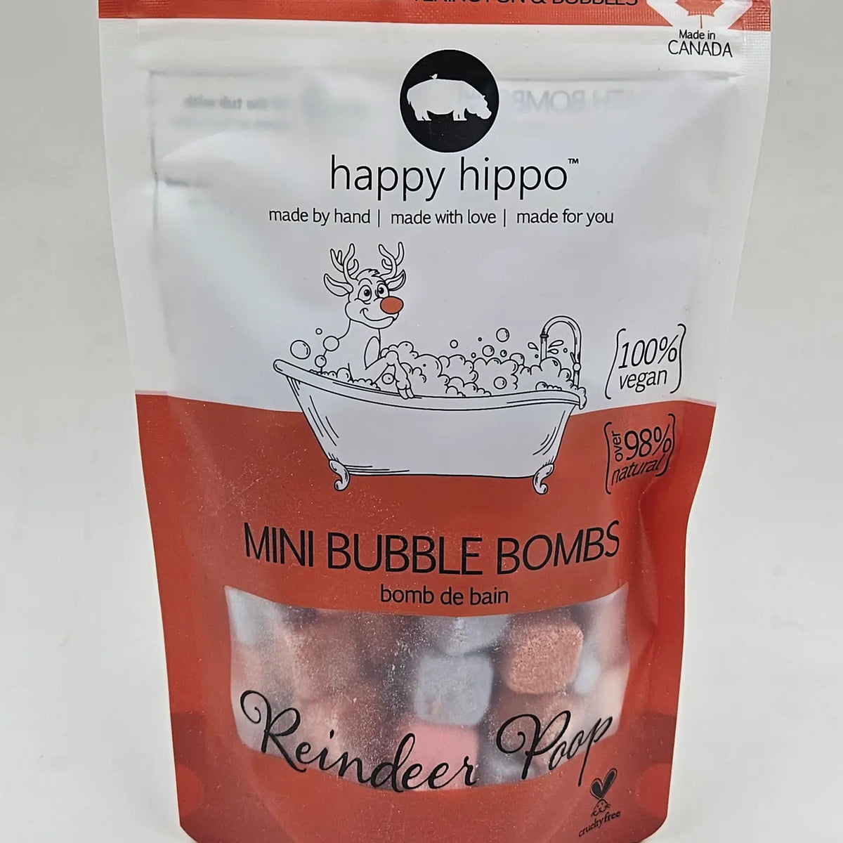 Reindeer Poop - Mini Bath Bombs - Gift Bag-Happy Hippo Bath Co.-Modern Rascals
