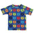 Retro Apples Short Sleeve Rashguard - Blue Lolite - 2 Left Size 2-3 & 9-10 years-Smafolk-Modern Rascals