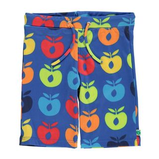 Retro Apples Swim Shorts - Blue Lolite - 1 Left Size 2-3 years-Smafolk-Modern Rascals