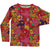 Retro Flowers Long Sleeve Shirt - Dark Orange - 1 Left Size 3-4 years-Smafolk-Modern Rascals