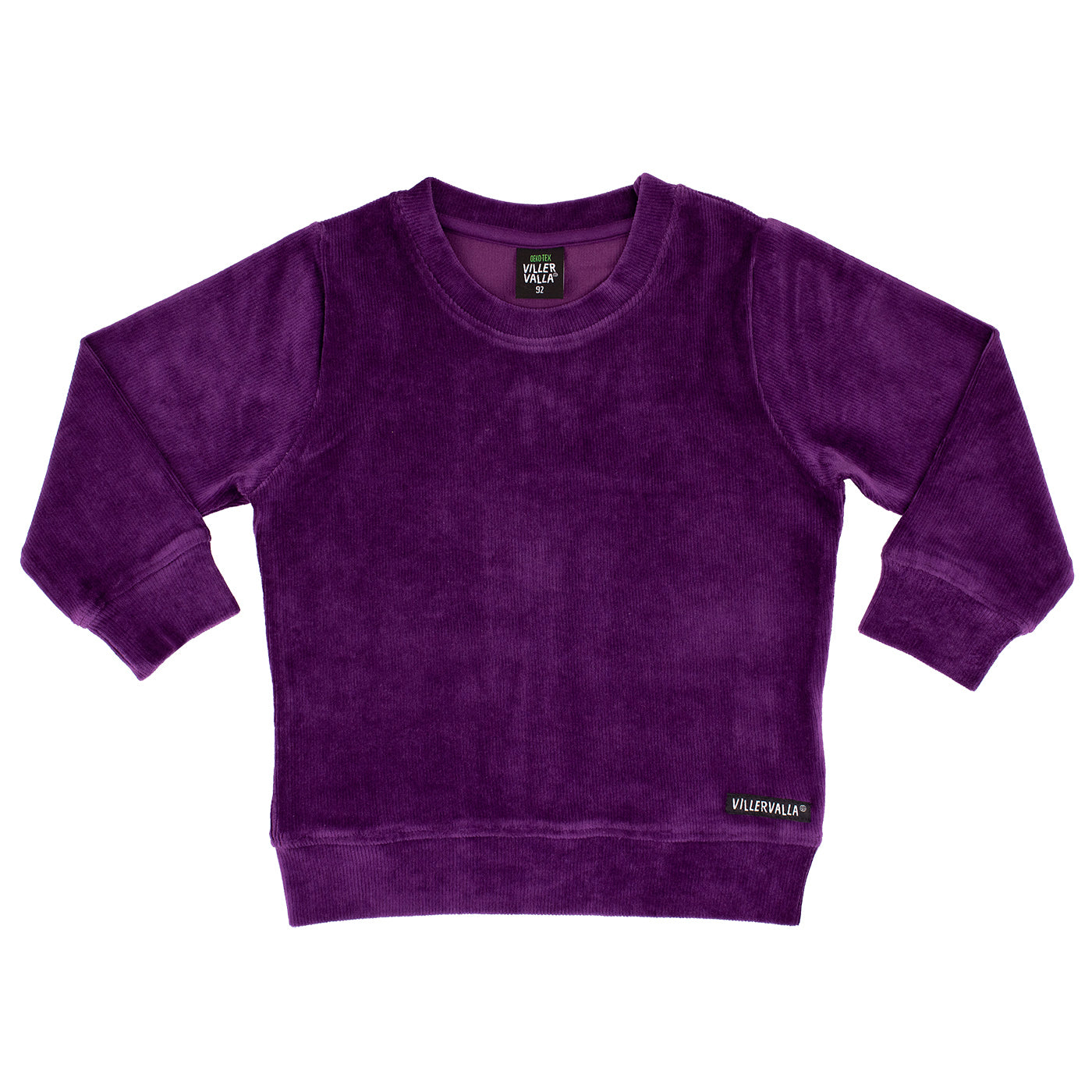 Retro Velour Sweatshirt - Grape-Villervalla-Modern Rascals