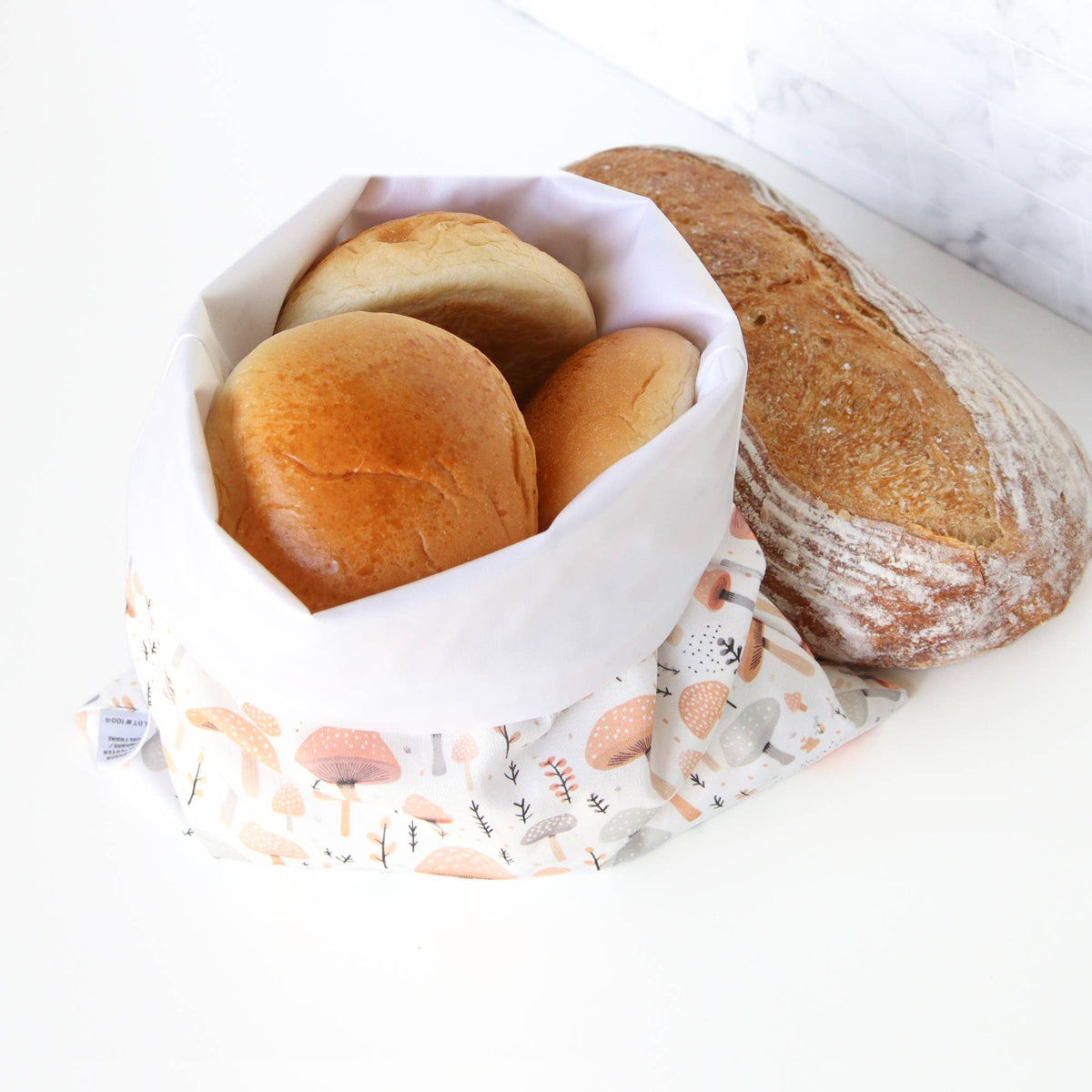 Reusable Bread Bag - Mushrooms-Colibri-Modern Rascals