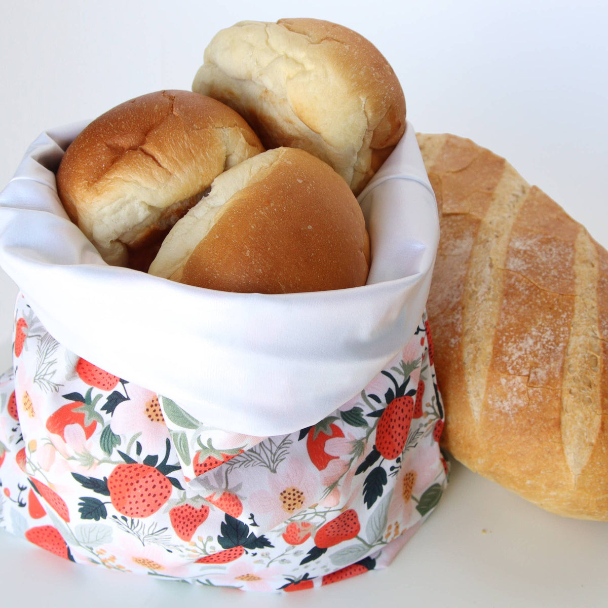 Reusable Bread Bag - Strawberry Patch-Colibri-Modern Rascals