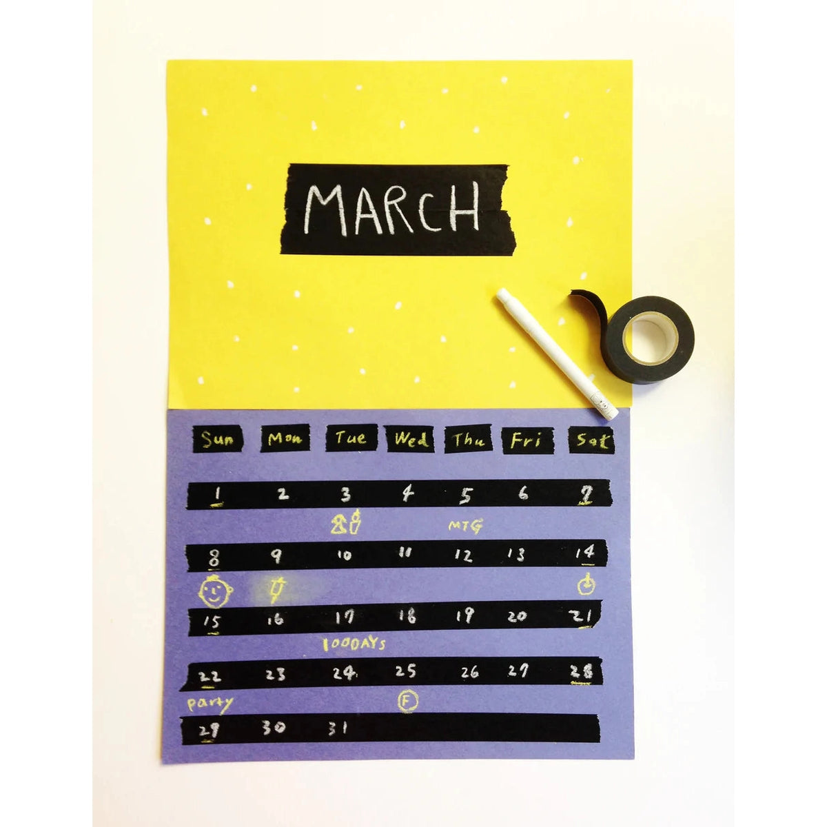 Rikagaku Blackboard Tape - 18mm-Warehouse Find-Modern Rascals