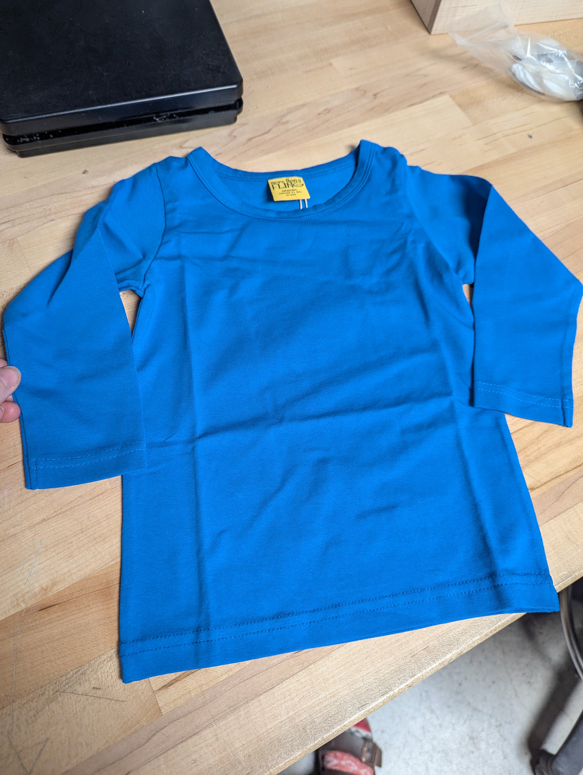 French Blue Long Sleeve Shirt