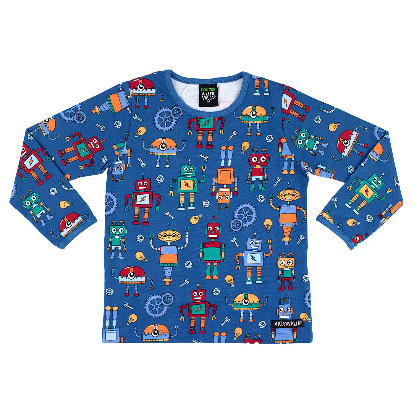Robot Long Sleeve Shirt in Atlantic-Villervalla-Modern Rascals