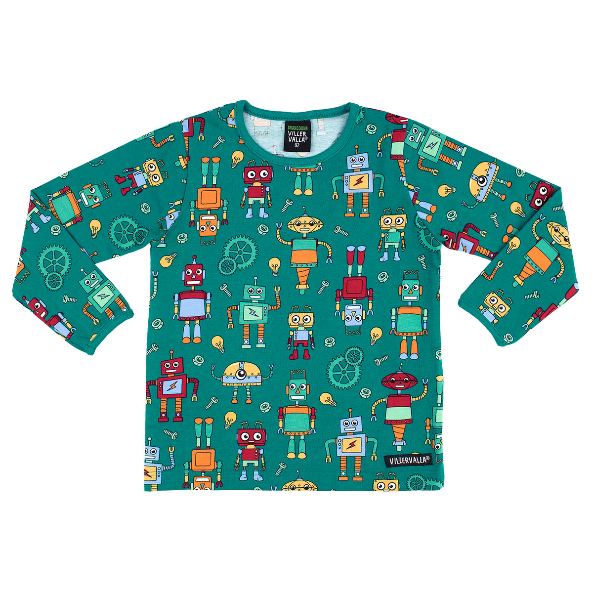 Robot Long Sleeve Shirt in Hemlock-Villervalla-Modern Rascals