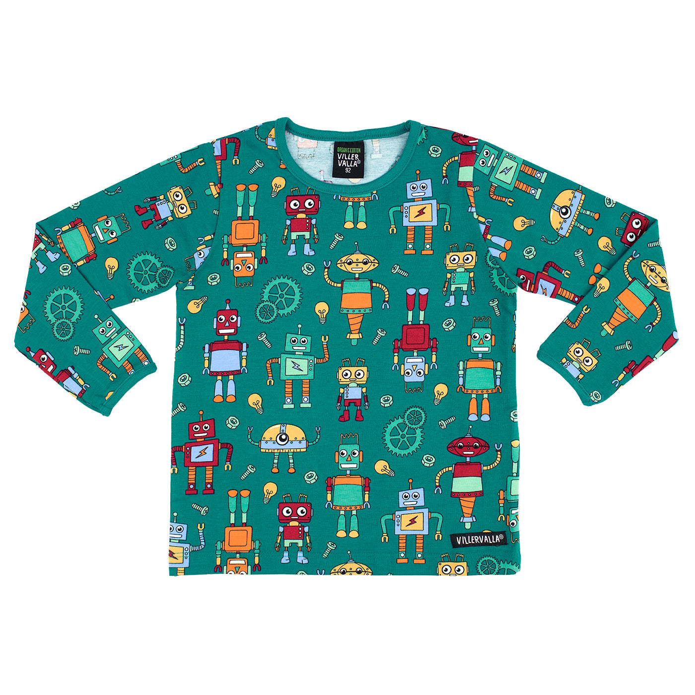 Robot Long Sleeve Shirt in Hemlock-Villervalla-Modern Rascals