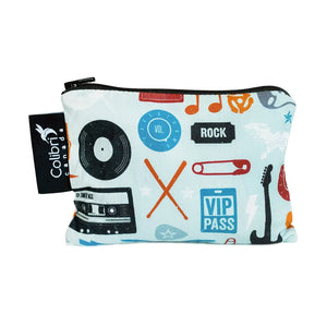 Rock N' Roll Reusable Snack Bag - Small-Colibri-Modern Rascals