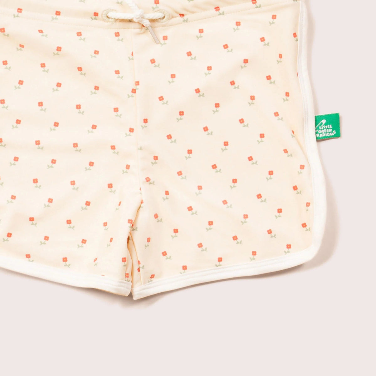 Rose Flowers Swim Shorts-Little Green Radicals-Modern Rascals