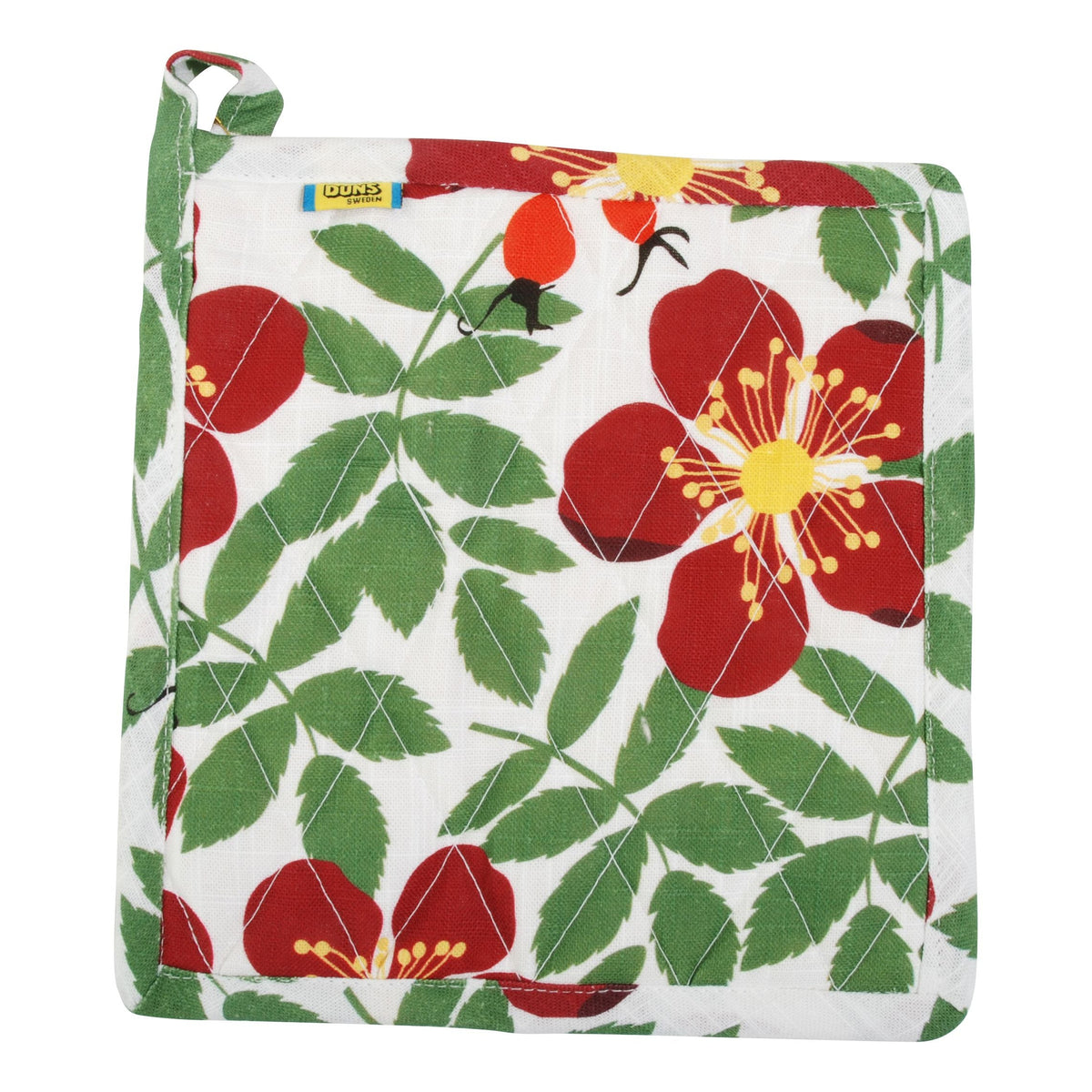 Rosehip Red Pot Holder-Duns Sweden-Modern Rascals