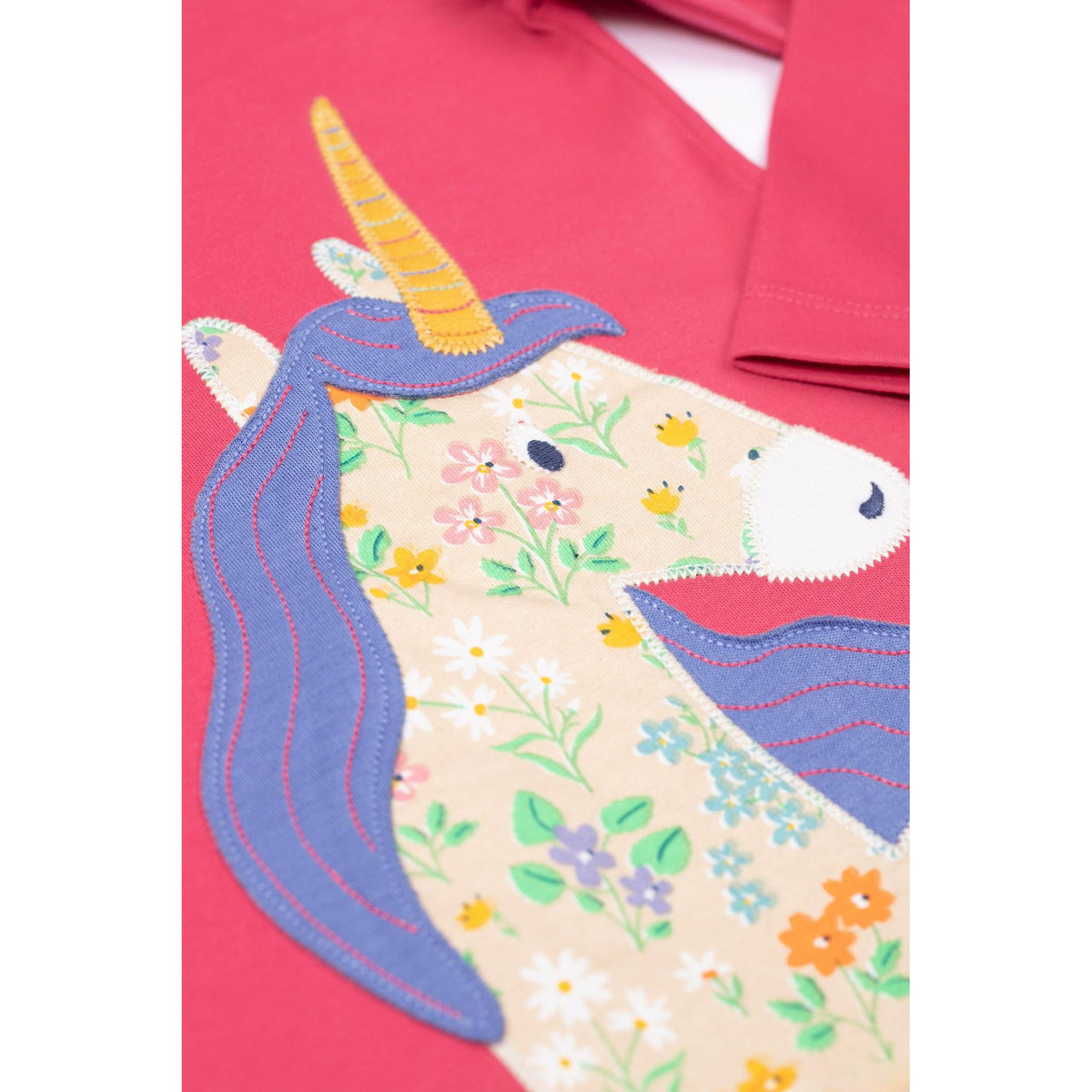 Rose/Unicorn Anna Circular Top - 2 Left Size 3-4 & 9-10 years-Frugi-Modern Rascals