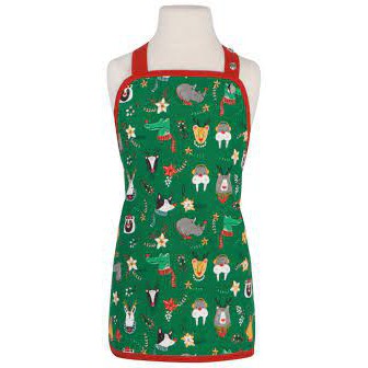 Rudolph Imposter Kid's Apron-Danica-Modern Rascals