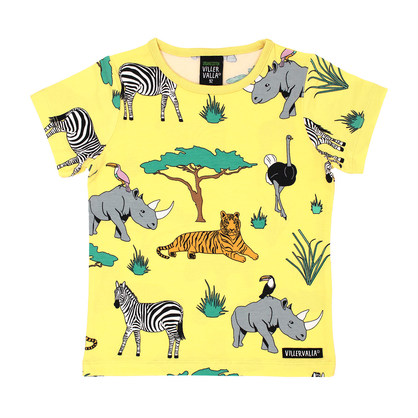 Safari Short Sleeve Shirt - Lemon - 2 Left Size 10-11 & 11-12 years-Villervalla-Modern Rascals