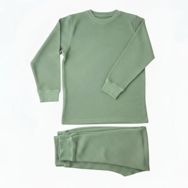 Sage Green Waffle Set