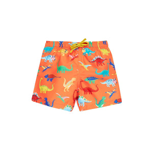 Salamander Dino-Roar! Boscastle Board Shorts - 1 Left Size 9-10 years-Frugi-Modern Rascals