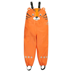 Salamander / Tiger Character Puddle Buster Trousers - 1 Left Size 2-3 years-Frugi-Modern Rascals