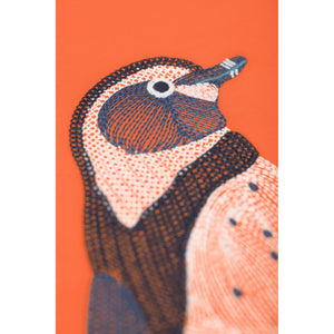 Salamander/Penguin Adventure Embroidered Top - 1 Left Size 9-10 years-Frugi-Modern Rascals