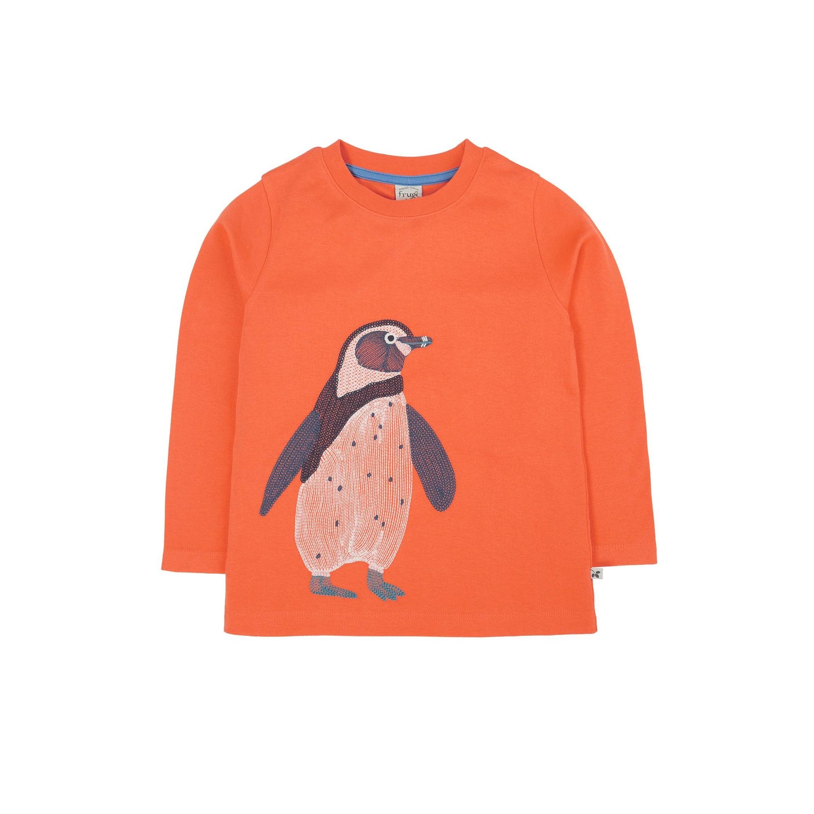 Salamander/Penguin Adventure Embroidered Top - 1 Left Size 9-10 years-Frugi-Modern Rascals