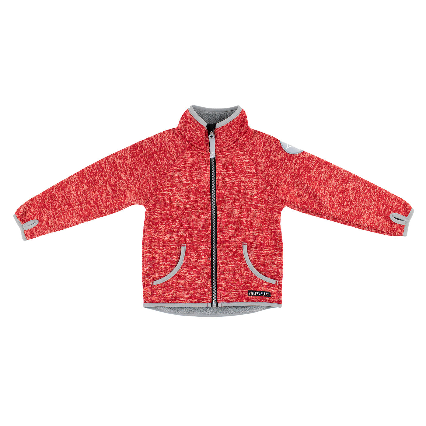 Salsa / Coral Pile Fleece Jacket-Villervalla-Modern Rascals