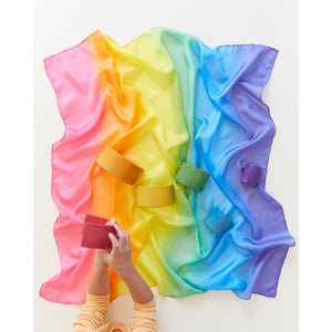 Sarah's Silks Classic Enchanted Playsilk - Rainbow-Sarah's Silks-Modern Rascals
