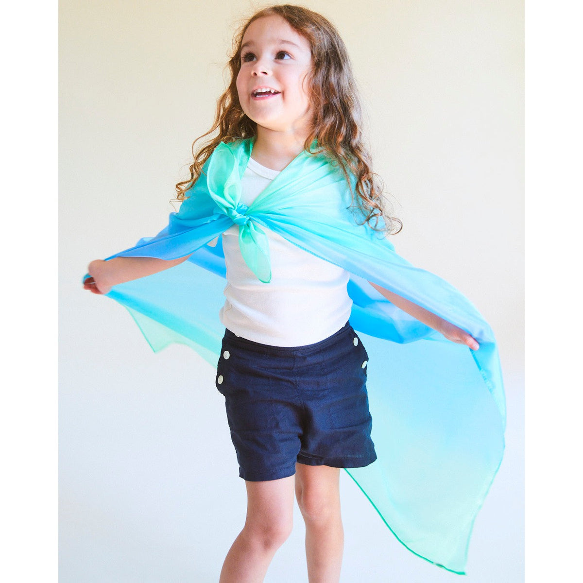 Sarah's Silks Classic Enchanted Playsilk - Sea-Sarah's Silks-Modern Rascals