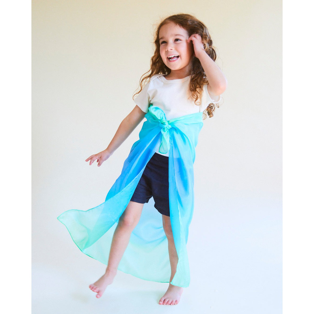 Sarah's Silks Classic Enchanted Playsilk - Sea-Sarah's Silks-Modern Rascals