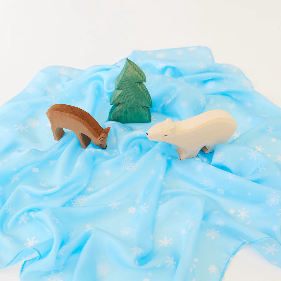 Sarah's Silks Classic Playsilk - Snow-Sarah's Silks-Modern Rascals