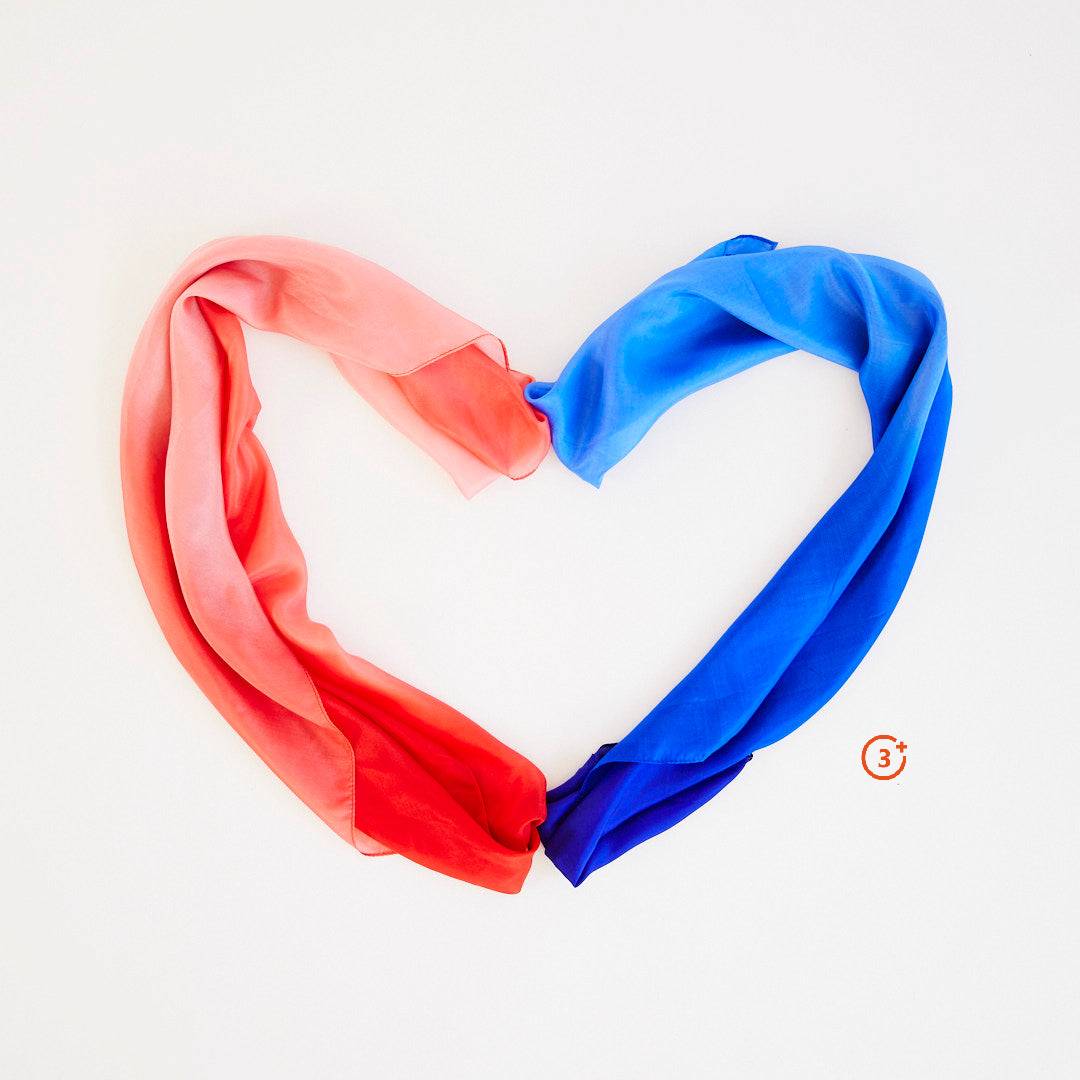 Sarah's Silks Classic Playsilk - Strawberry-Sarah's Silks-Modern Rascals