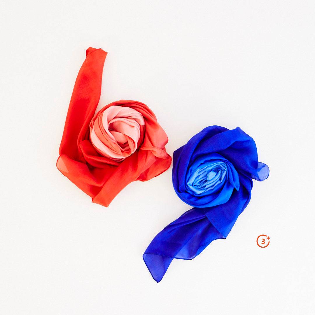 Sarah's Silks Classic Playsilk - Strawberry-Sarah's Silks-Modern Rascals