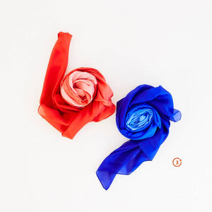 Sarah's Silks Classic Playsilk - Strawberry-Sarah's Silks-Modern Rascals