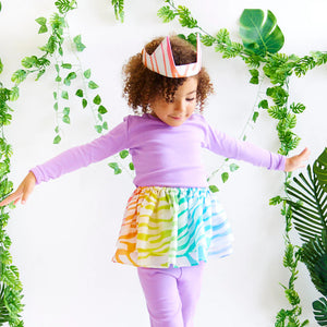 Sarah's Silks Costume - Rainbow Zebra-Sarah's Silks-Modern Rascals