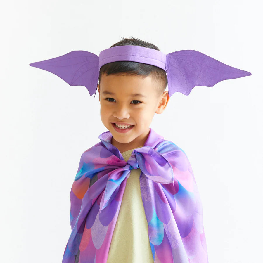 Sarah's Silks Crown - Purple Dragon Ears-Sarah's Silks-Modern Rascals
