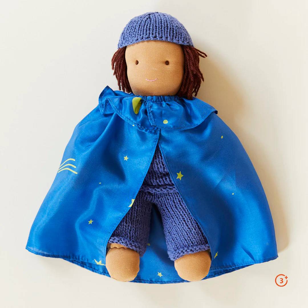 Sarah's Silks Doll Cape - Star-Sarah's Silks-Modern Rascals