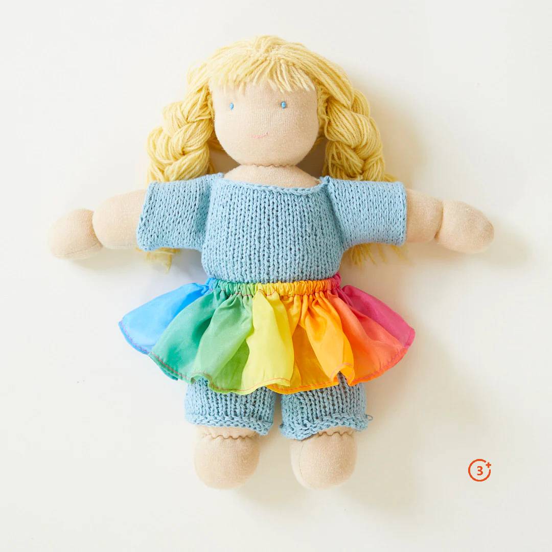 Sarah's Silks Doll Tutu - Rainbow-Sarah's Silks-Modern Rascals