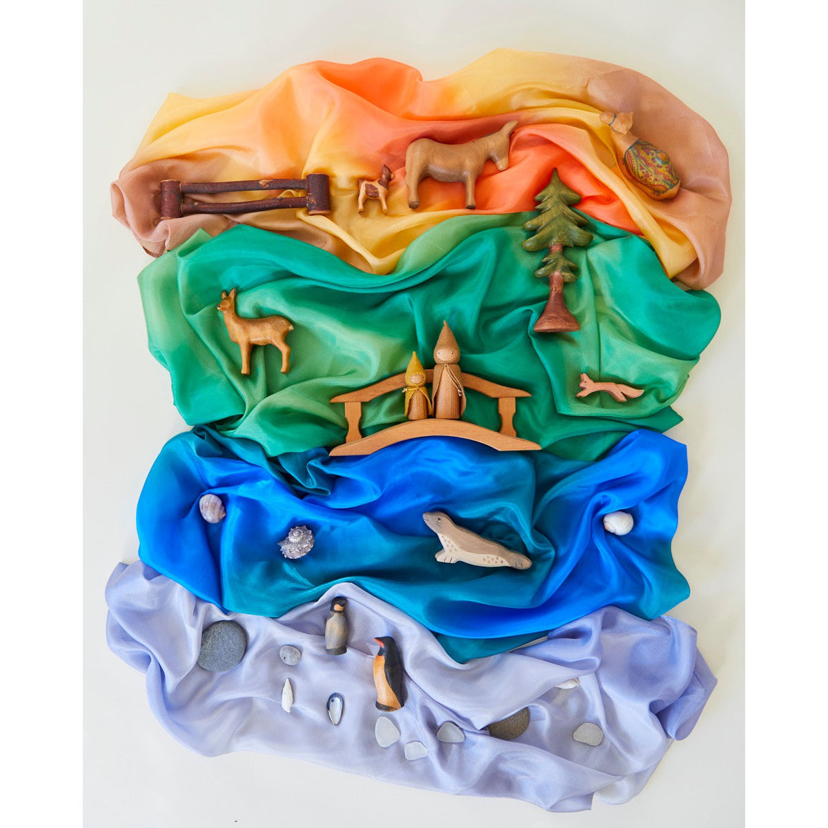 Sarah's Silks Earth Classic Playsilk - Assorted Colours-Sarah's Silks-Modern Rascals