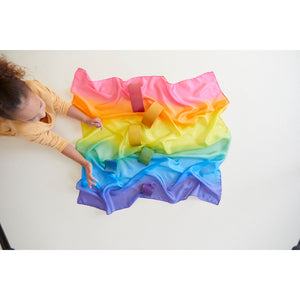 Sarah's Silks Enchanted Playsilk - Rainbow-Sarah's Silks-Modern Rascals