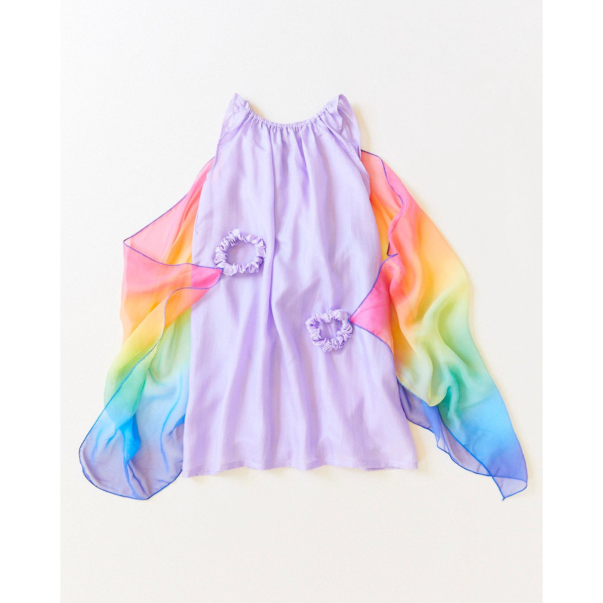Sarah's Silks Fairy Dress - Lavender and Rainbow-Sarah's Silks-Modern Rascals