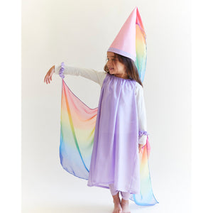 Sarah's Silks Fairy Dress - Lavender and Rainbow-Sarah's Silks-Modern Rascals